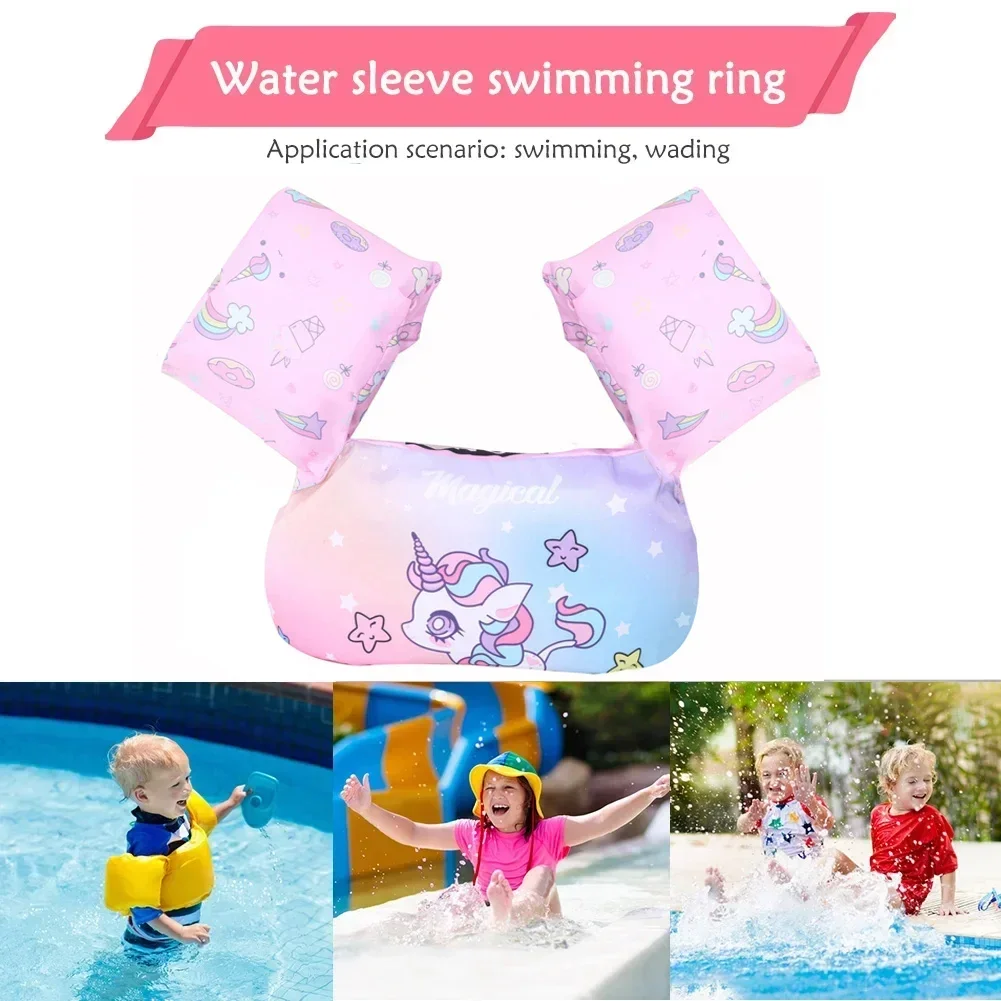 Kids Outdoor Water Toys - Baby Swim Circle Cartoon Arm Sleeve