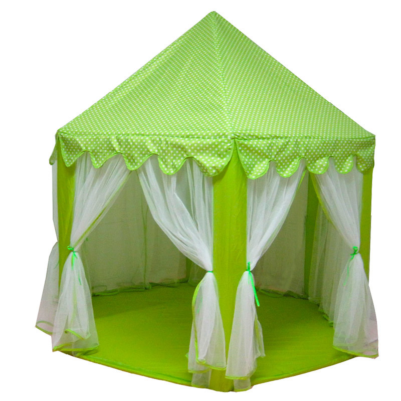 Kids Outdoor Cubby House - Large Kids Play Tent Princess Castle
