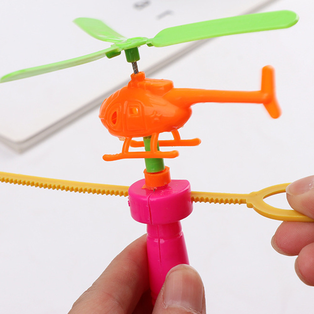 Kids Outdoor Gear - 6Pcs Pull Gear Flying Helicopter Plane