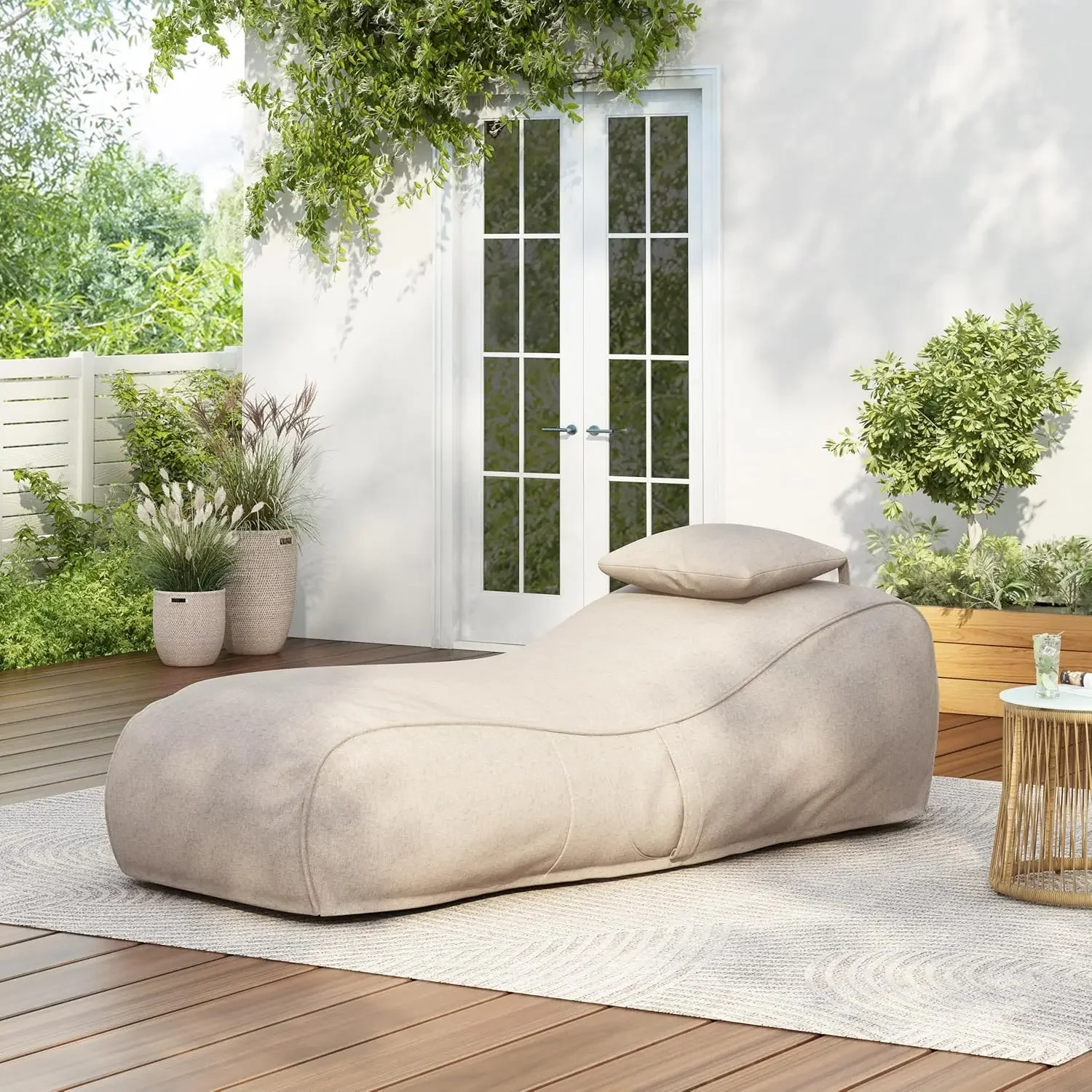 Morton Bean Bag Chair, Fabric  - Kids Outdoor Loungers recensione e prezzo