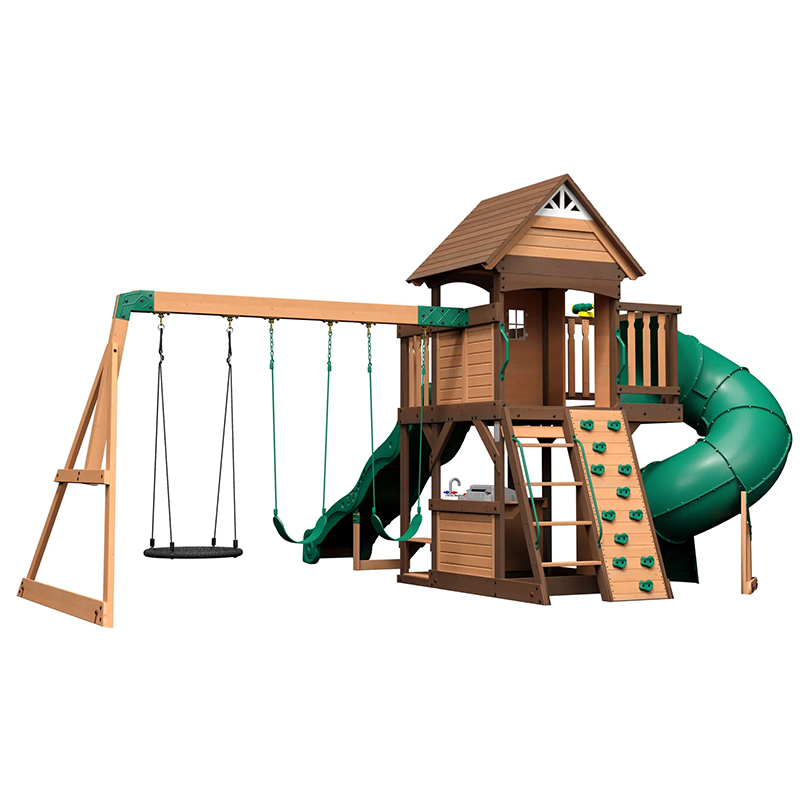 ia-Wooden Outdoor Playground S - Kids Outdoor Monkey Bar Set recensione e prezzo