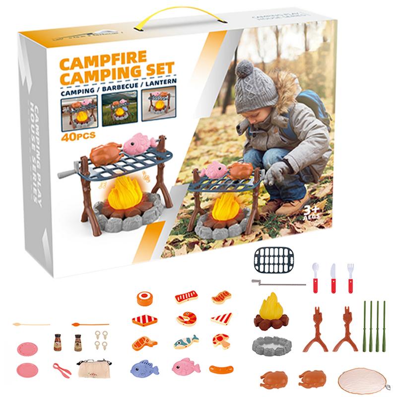 Kids Pretend Camping Set Mini  - Kids Outdoor Grill Set recensione e prezzo