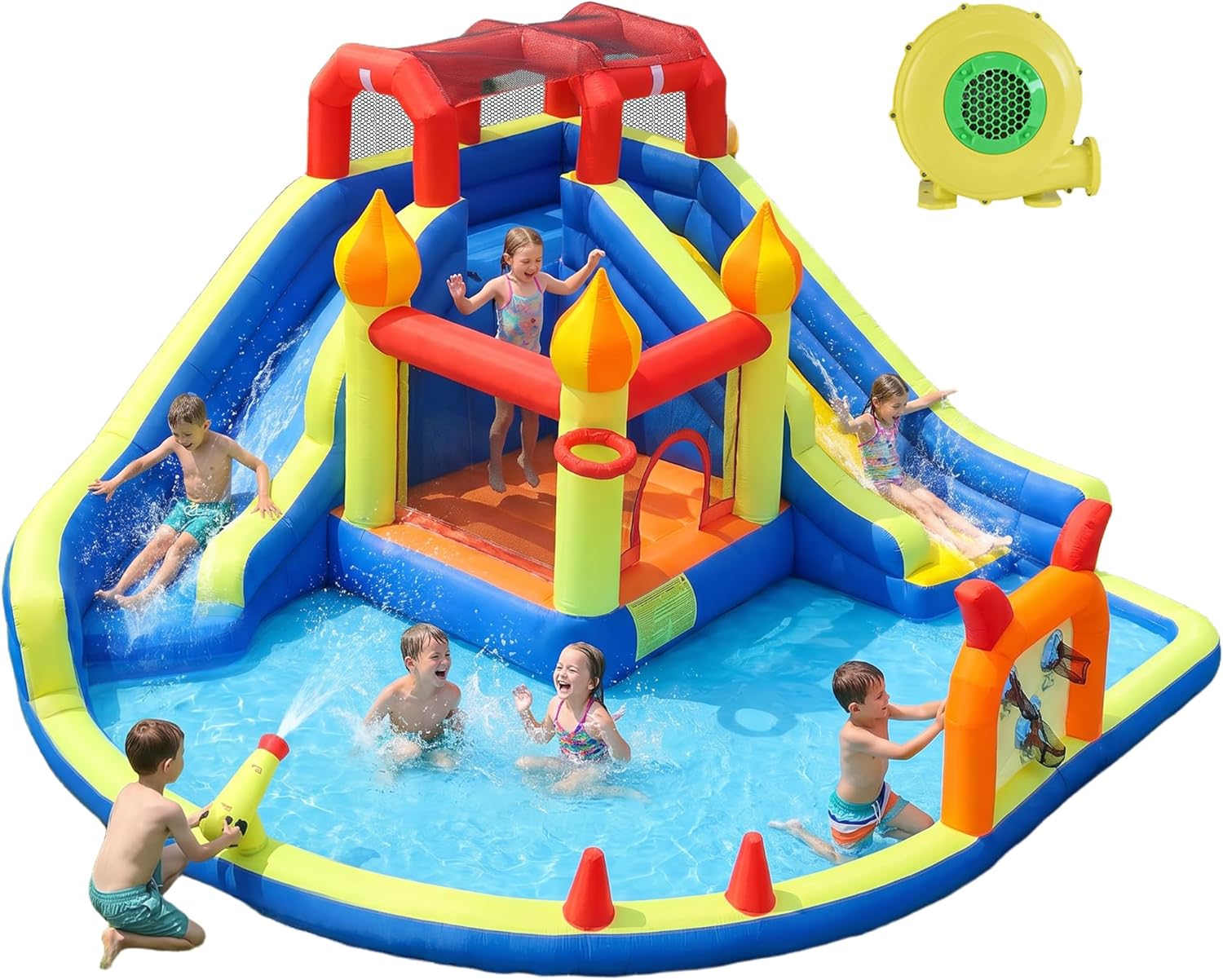 Kids Jumping Castle with Two L - Kids Outdoor Jump House recensione e prezzo