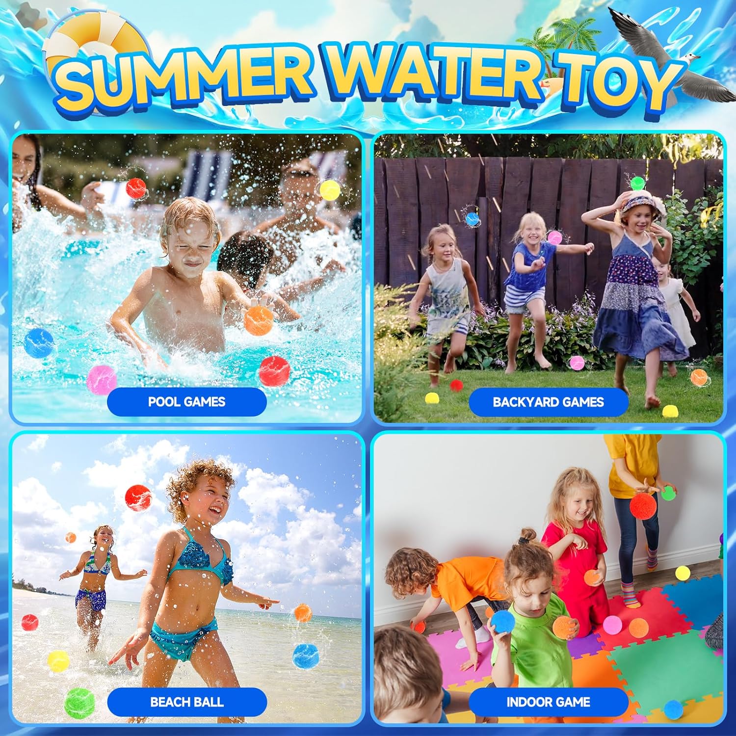 Altrek Store BEFANS 60 Pcs Reu - Kids Outdoor Water Toys recensione e prezzo