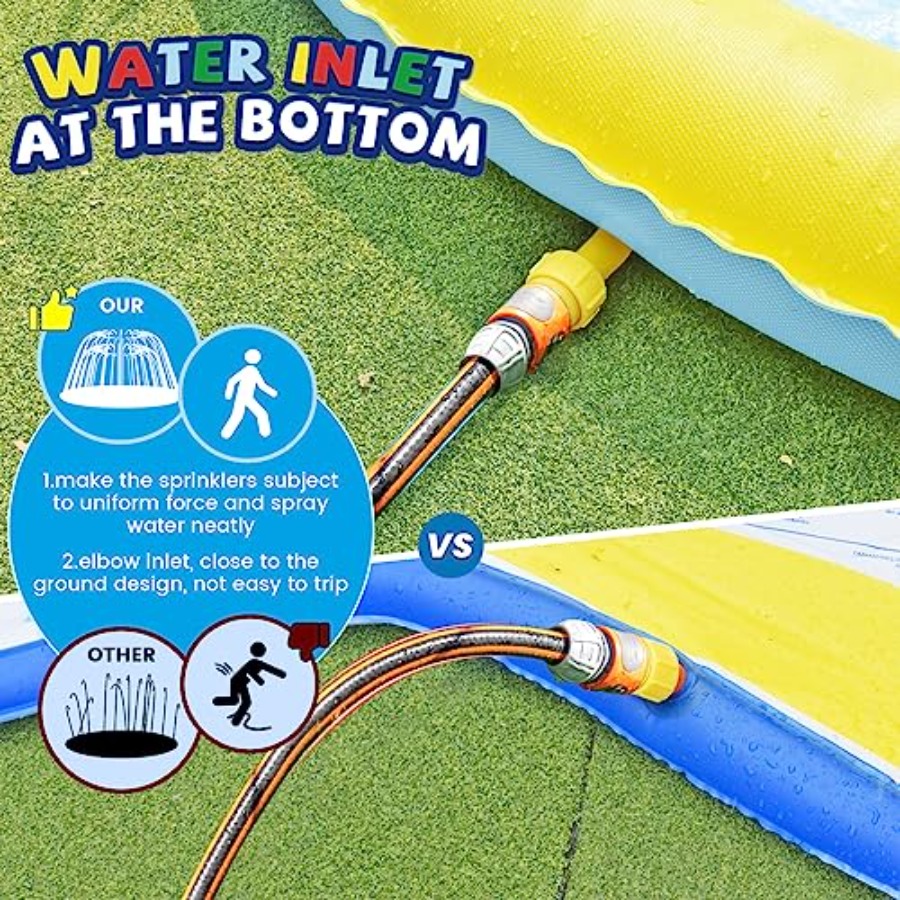 3 FT Large Splash Pad for Ages - Kids Outdoor Water Toys recensione e prezzo
