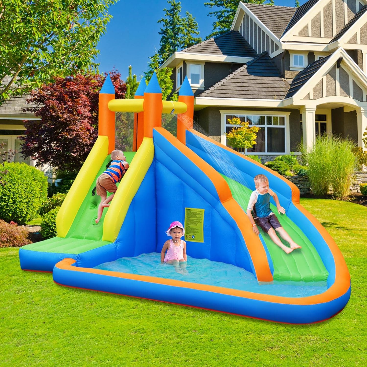 Giant Inflatable Water Park Bo - Kids Outdoor Pool recensione e prezzo