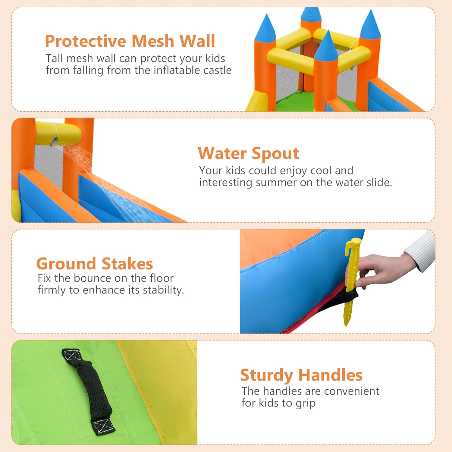 Giant Inflatable Water Park Bo - Kids Outdoor Pool recensione e prezzo