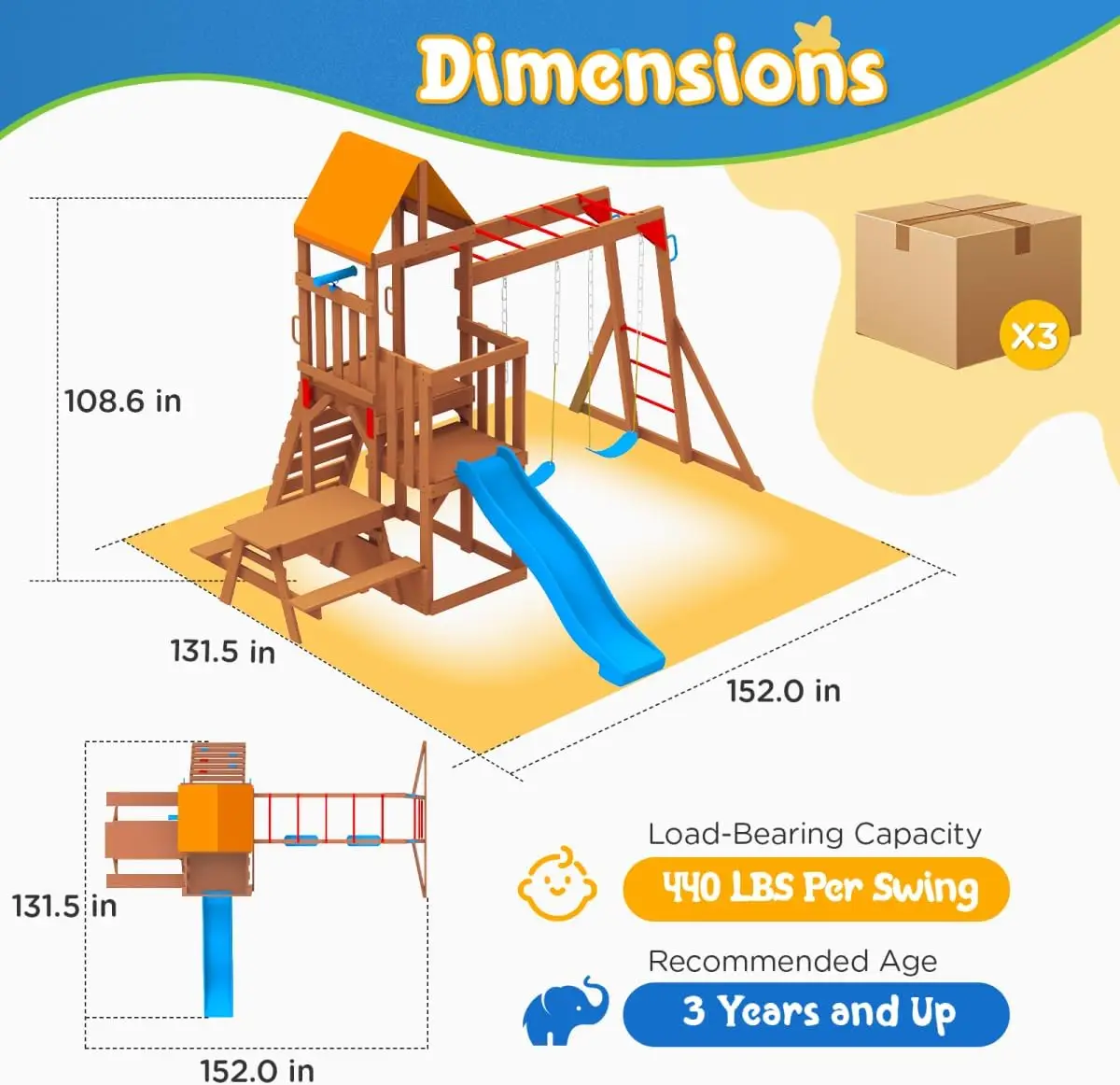 Hot-sellingDolphin Playground  - Kids Outdoor Monkey Bar Set recensione e prezzo