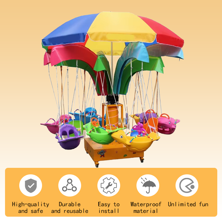 Mini Carousel Ride for Kids Ou - Kids Outdoor Swing recensione e prezzo