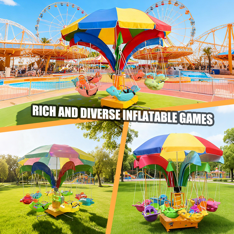 Mini Carousel Ride for Kids Ou - Kids Outdoor Swing recensione e prezzo