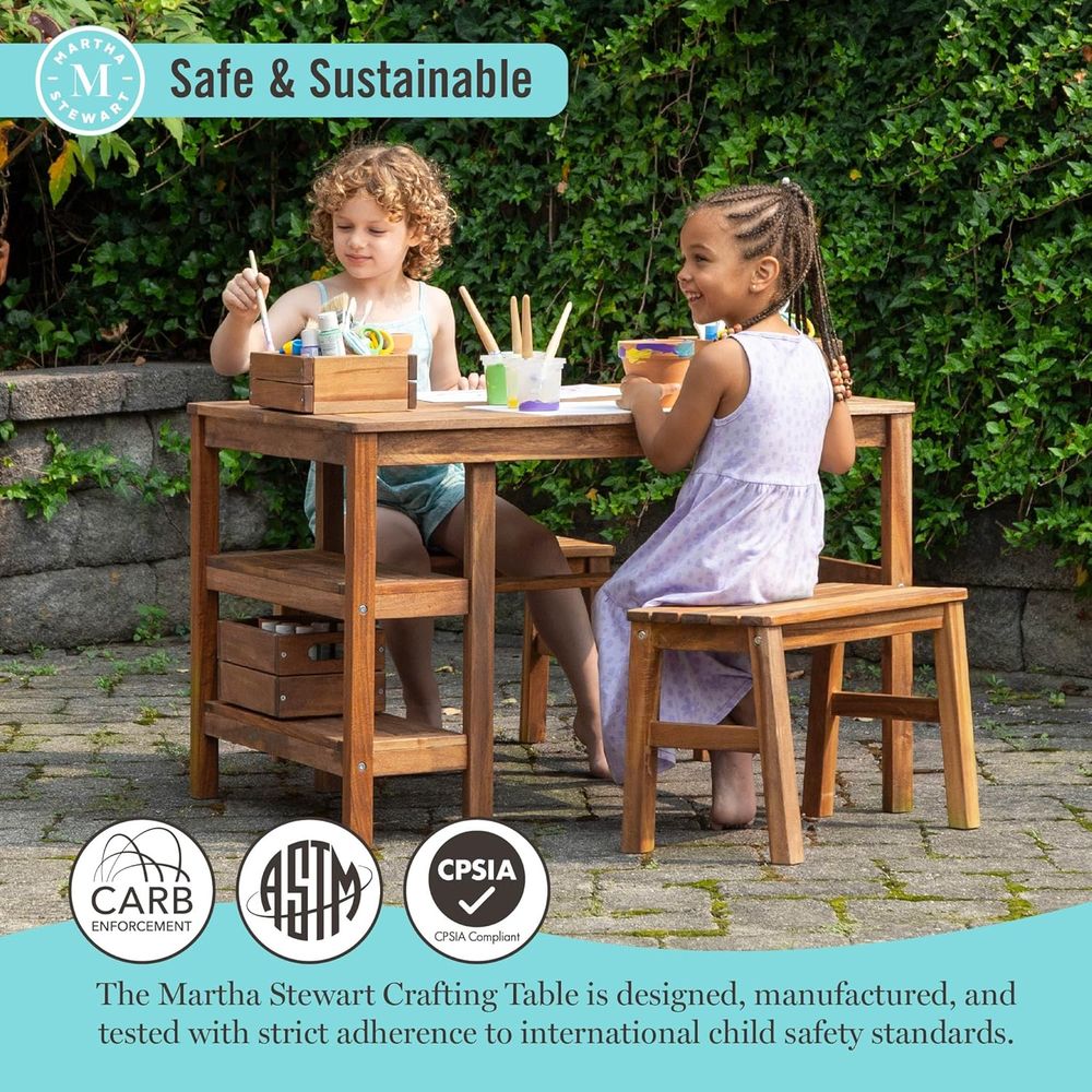 Kids Outdoor Crat Table and 2  - Kids Outdoor Table recensione e prezzo