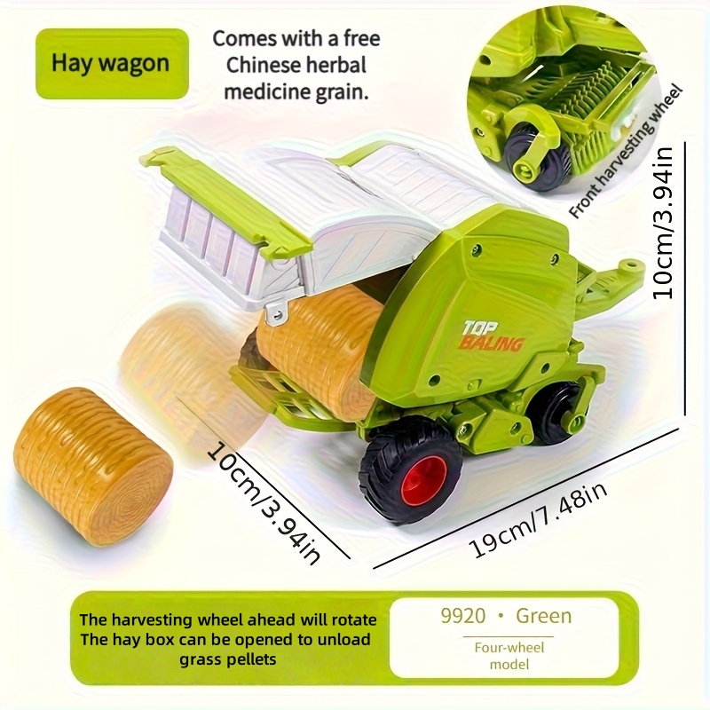1:24 Inertial Farm Tractor wit - Kids Outdoor Kit recensione e prezzo