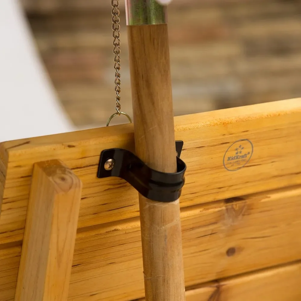 t Outdoor Wooden Chaise Lounge - Kids Outdoor Umbrella recensione e prezzo