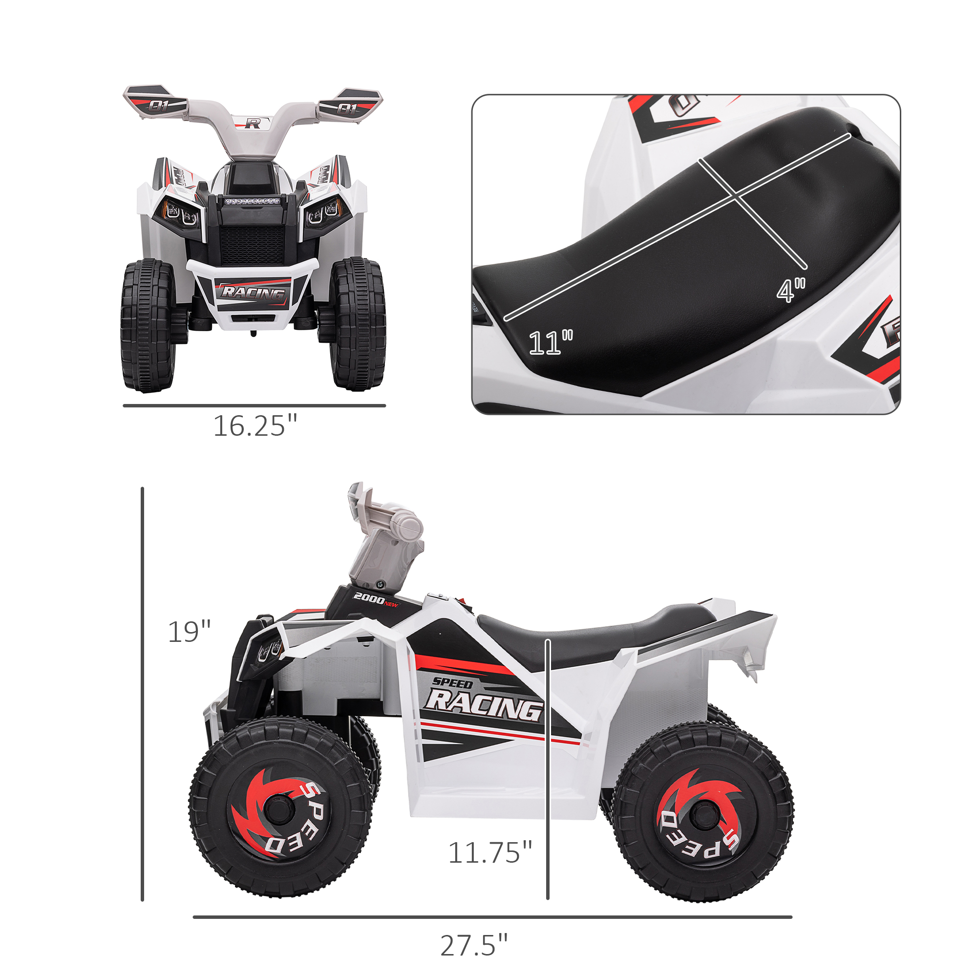 Car 6V with Kids Durable Desig - Kids Outdoor Electric Car recensione e prezzo