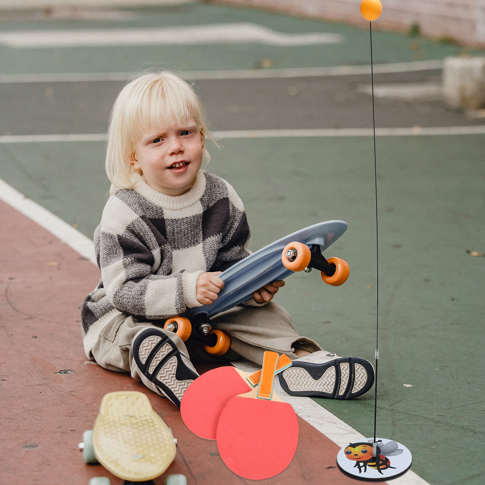 1Set Mini Table Tennis Trainin - Kids Outdoor Table recensione e prezzo