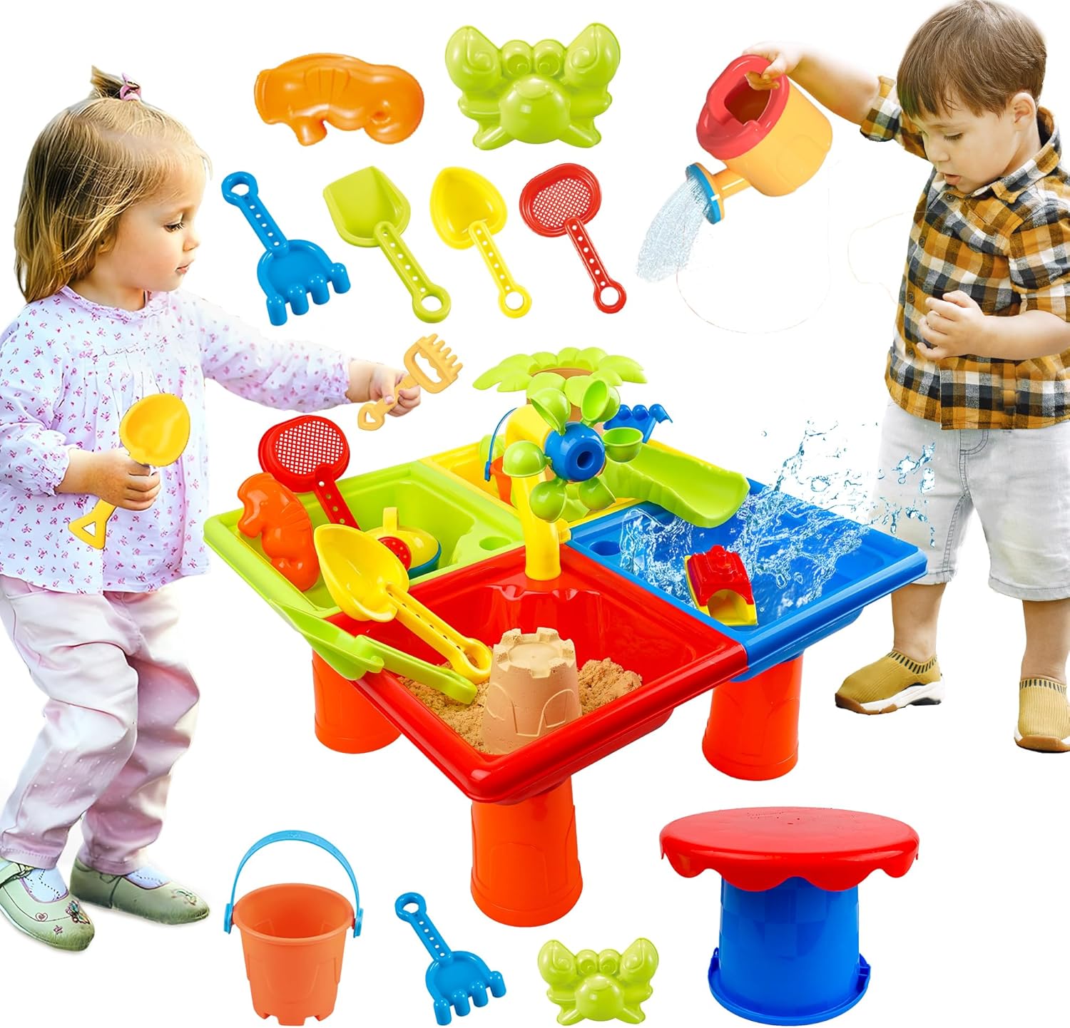 25 Pcs Summer Water Table for  - Kids Outdoor Table recensione e prezzo