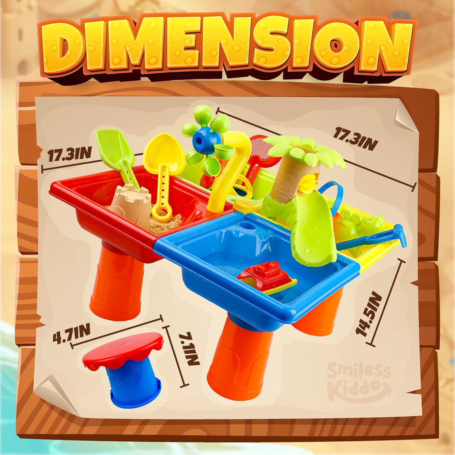 25 Pcs Summer Water Table for  - Kids Outdoor Table recensione e prezzo