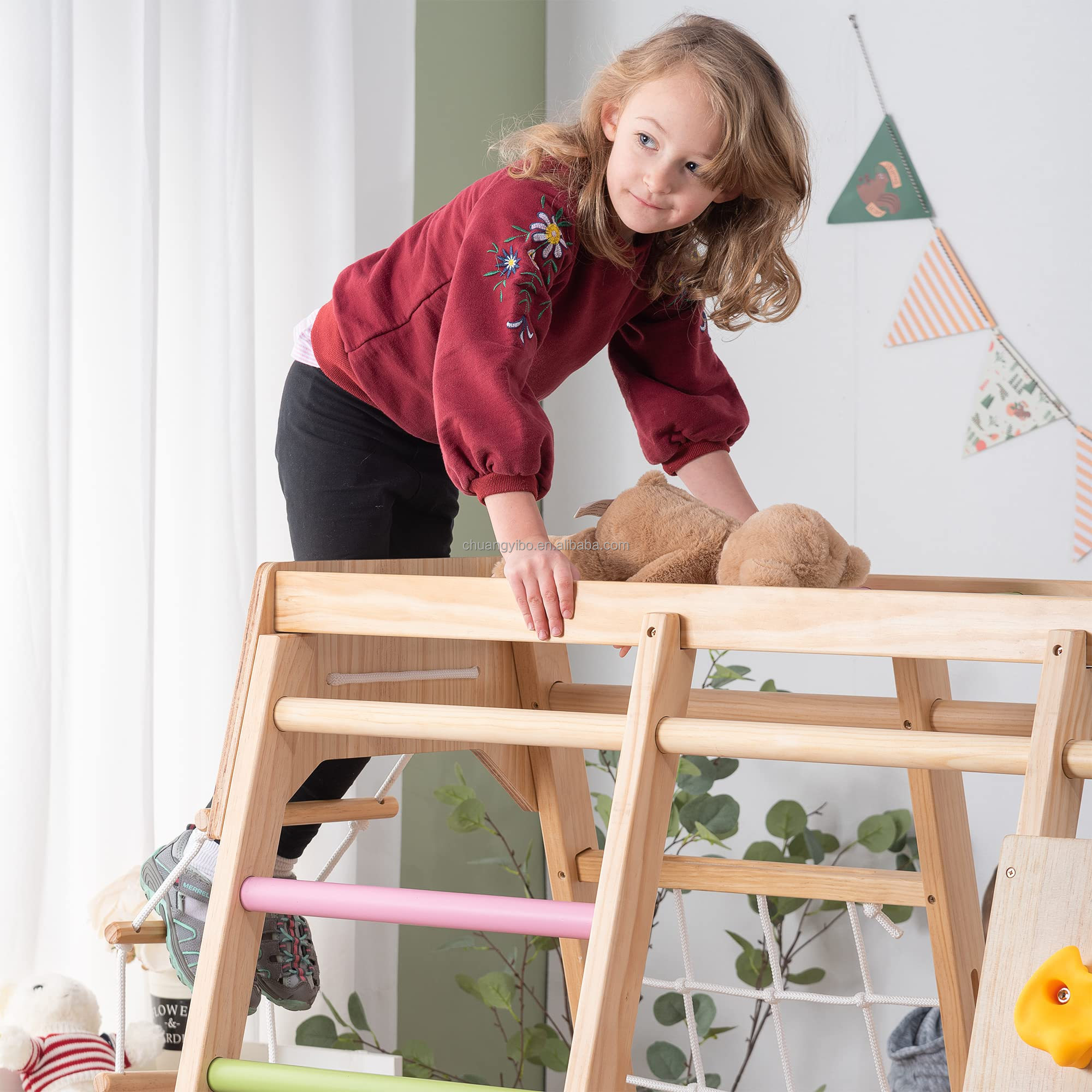 Climbing Walls Amusement Park  - Kids Outdoor Swing recensione e prezzo