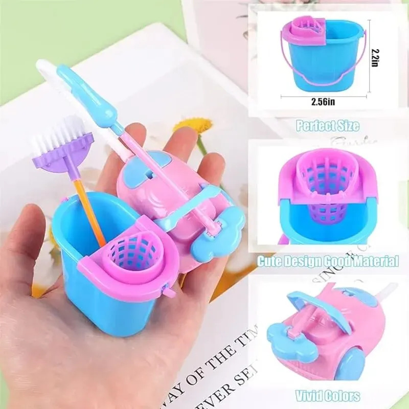 9PCS Miniature Doll House Clea - Kids Outdoor Broom recensione e prezzo