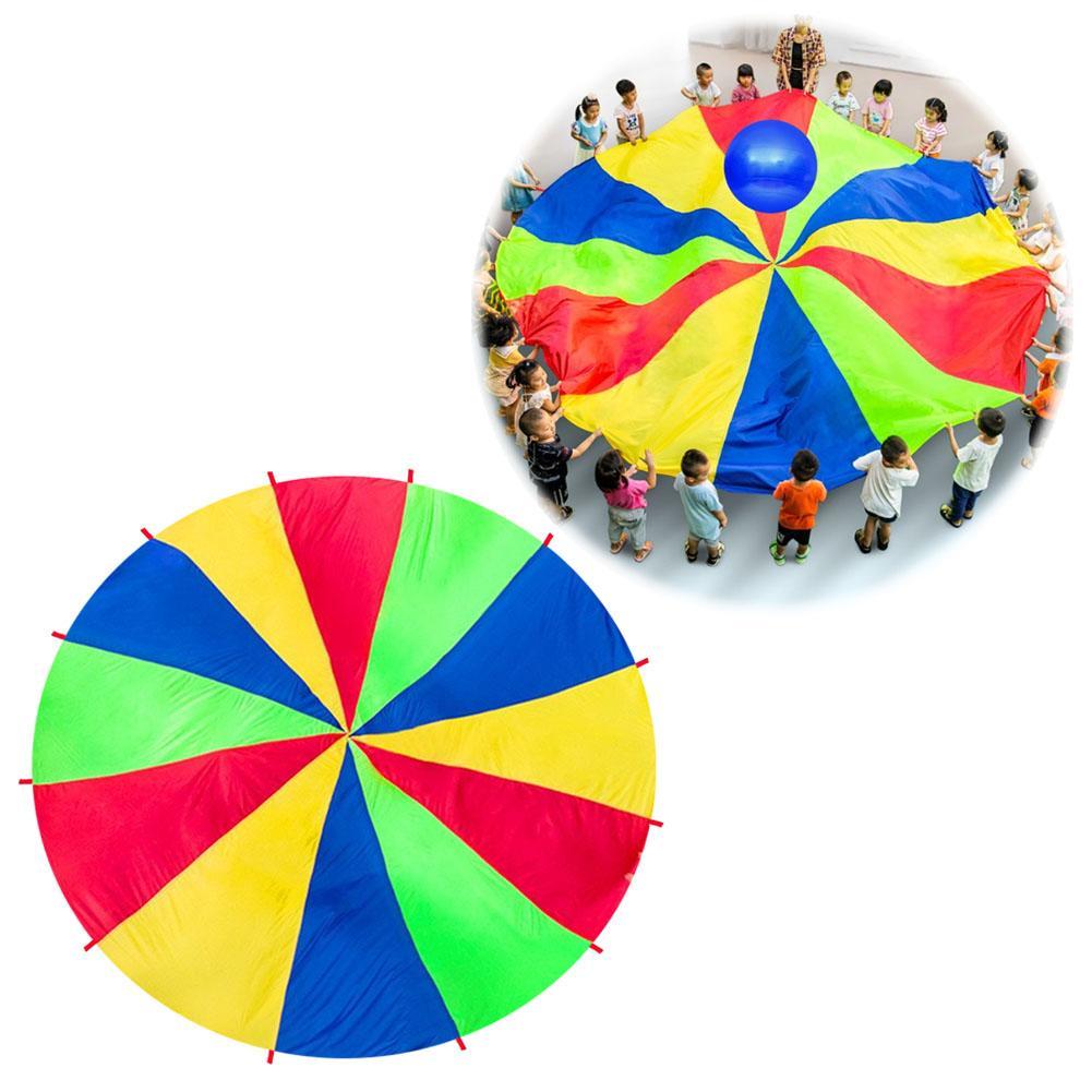 Rainbow Parachute Umbrella 2-6 - Kids Outdoor Umbrella recensione e prezzo