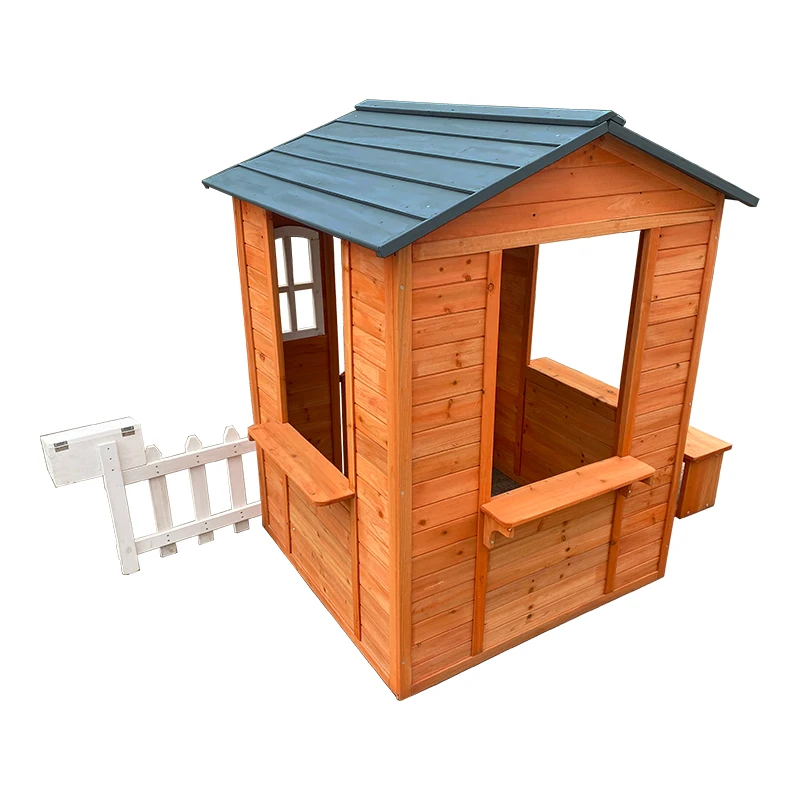 Wooden Children Backyard Playh - Kids Outdoor Cubby House recensione e prezzo