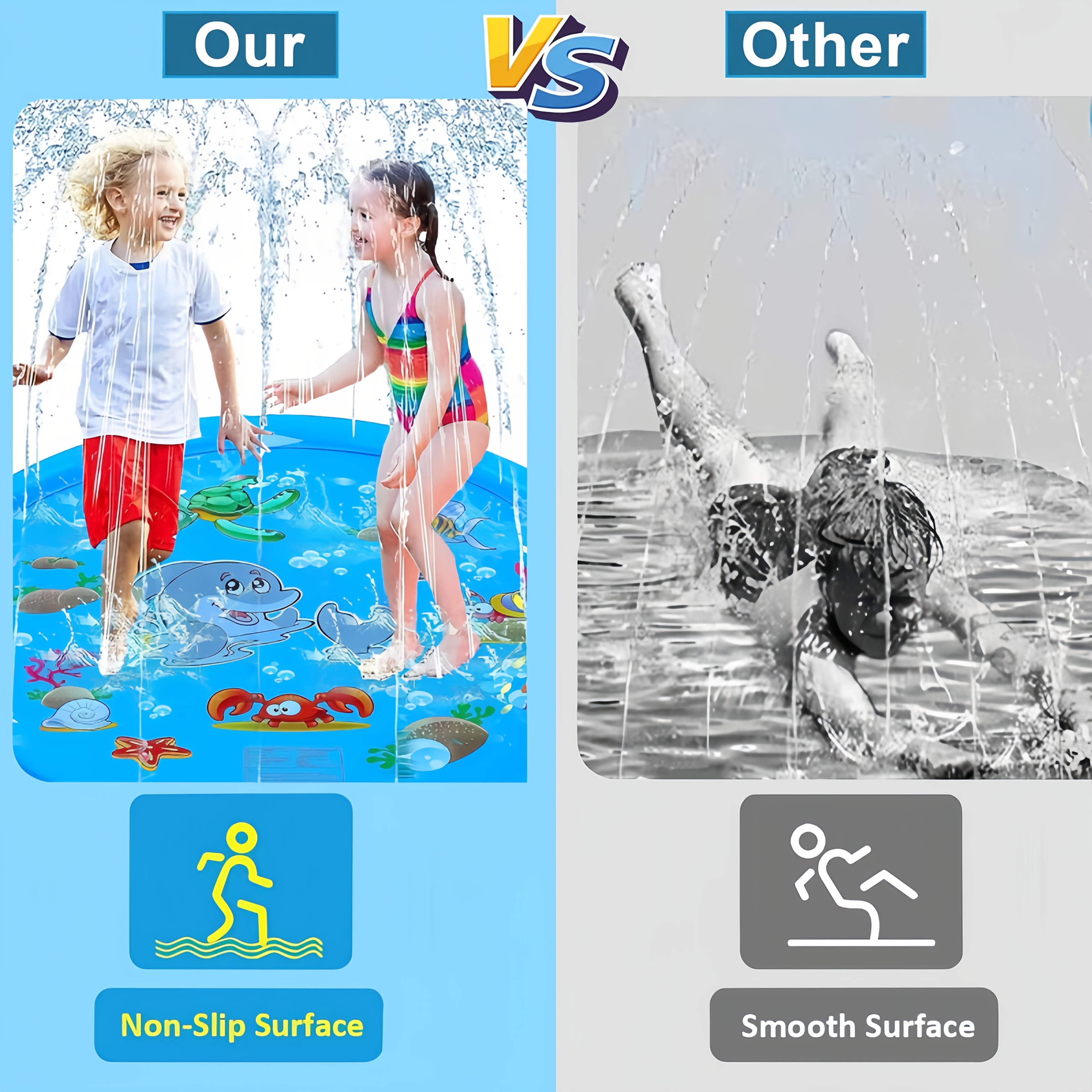 PVC Inflatable Splash Pad Spri - Kids Outdoor Water Toys recensione e prezzo