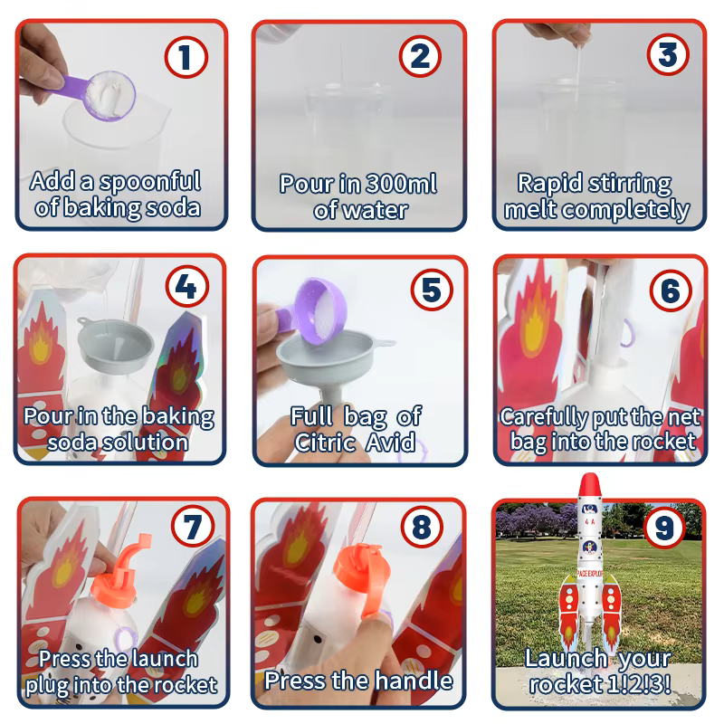 Kids Water Rocket Launcher, ST - Kids Outdoor Water Toys recensione e prezzo