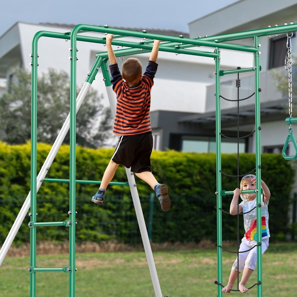 Swing Sets or Backyard with Mo - Kids Outdoor Monkey Bar Set recensione e prezzo