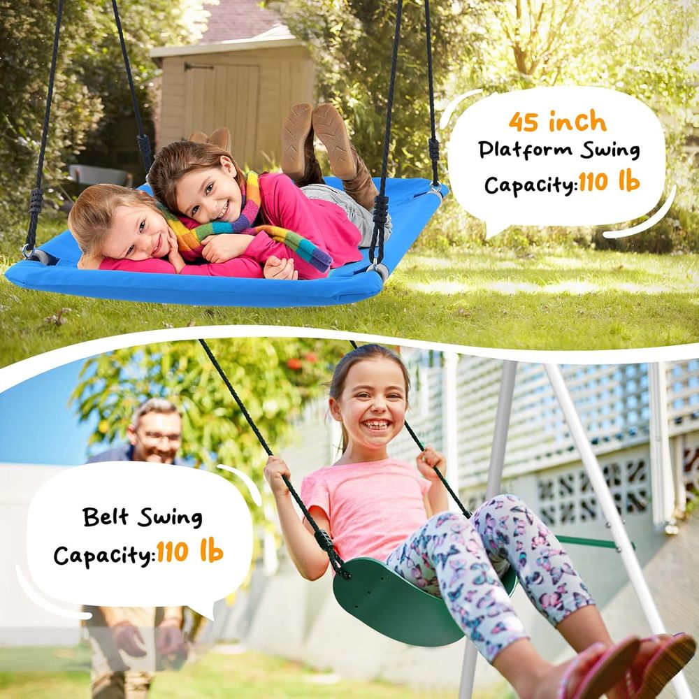 Swing Sets or Backyard with Mo - Kids Outdoor Monkey Bar Set recensione e prezzo