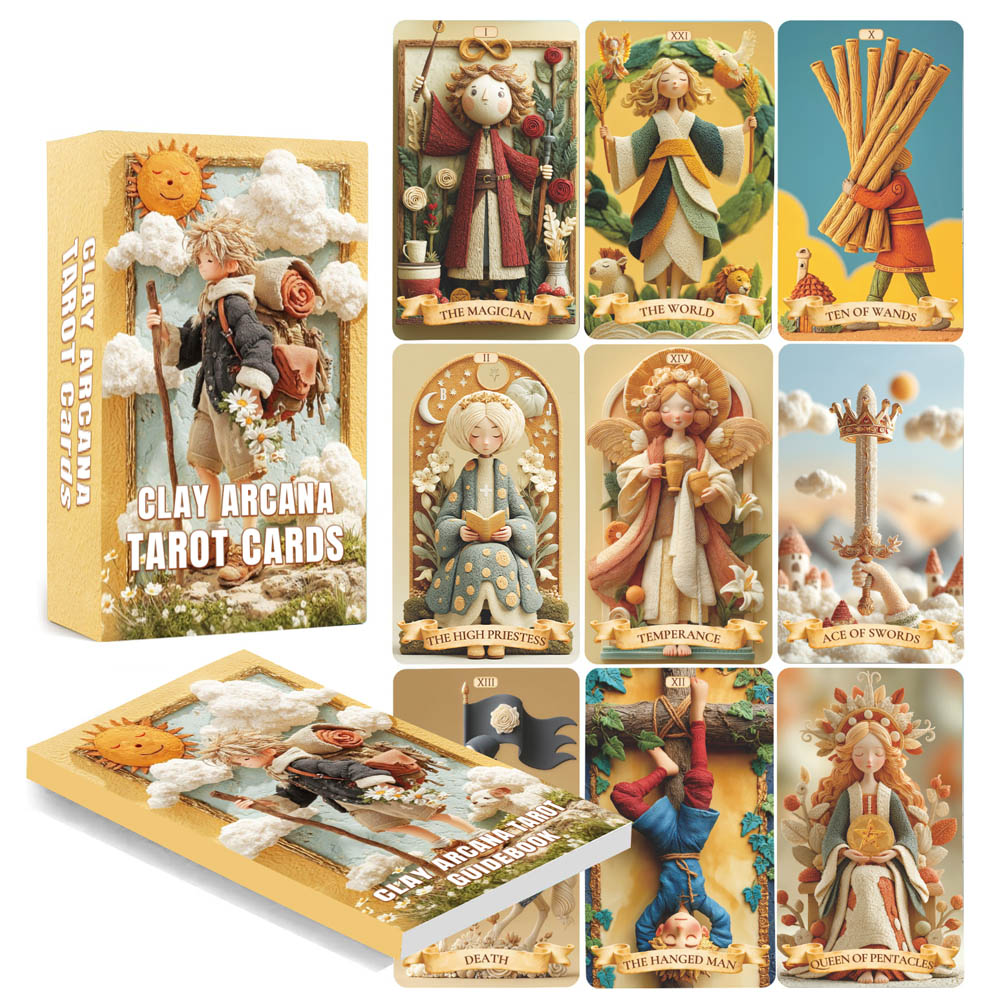78 Tarot Cards Set, 13x8 Cm Th - Muddy Puddle Suit recensione e prezzo