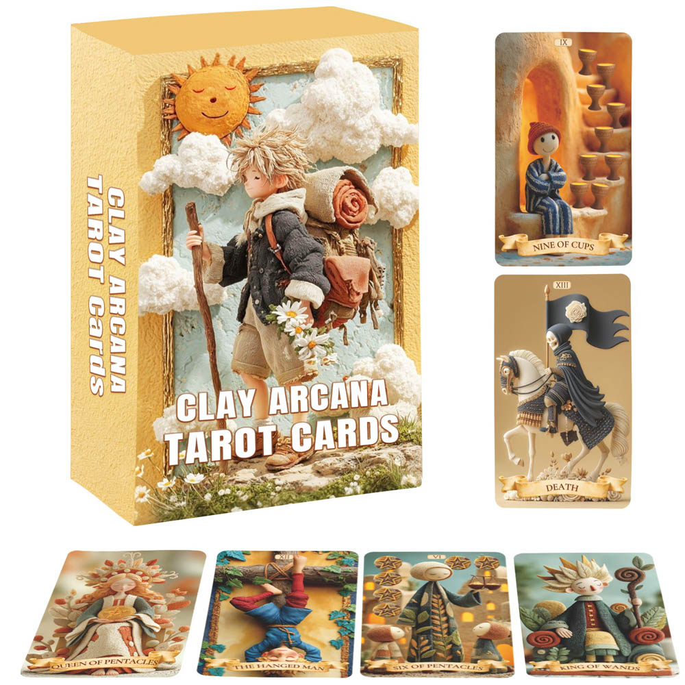 78 Tarot Cards Set, 13x8 Cm Th - Muddy Puddle Suit recensione e prezzo