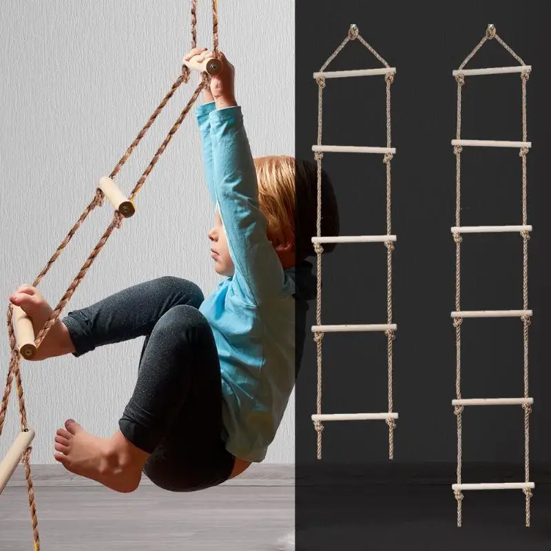 Kids Wooden Ladder Outdoor Act - Kids Outdoor Swing recensione e prezzo