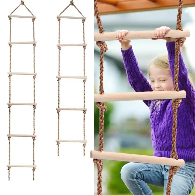 Kids Wooden Ladder Outdoor Act - Kids Outdoor Swing recensione e prezzo