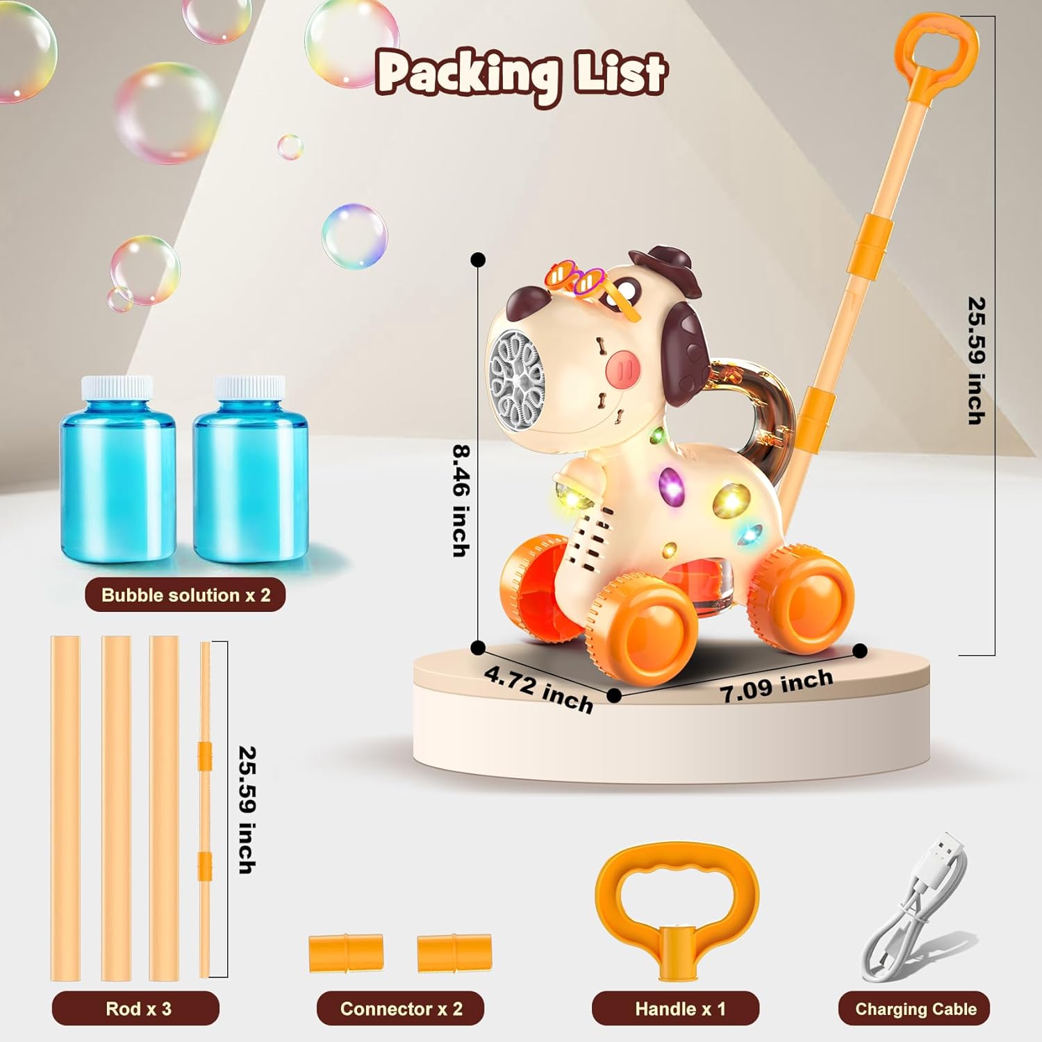 Bubble Machine for Toddlers 1- - Kids Outdoor Easter Toys recensione e prezzo
