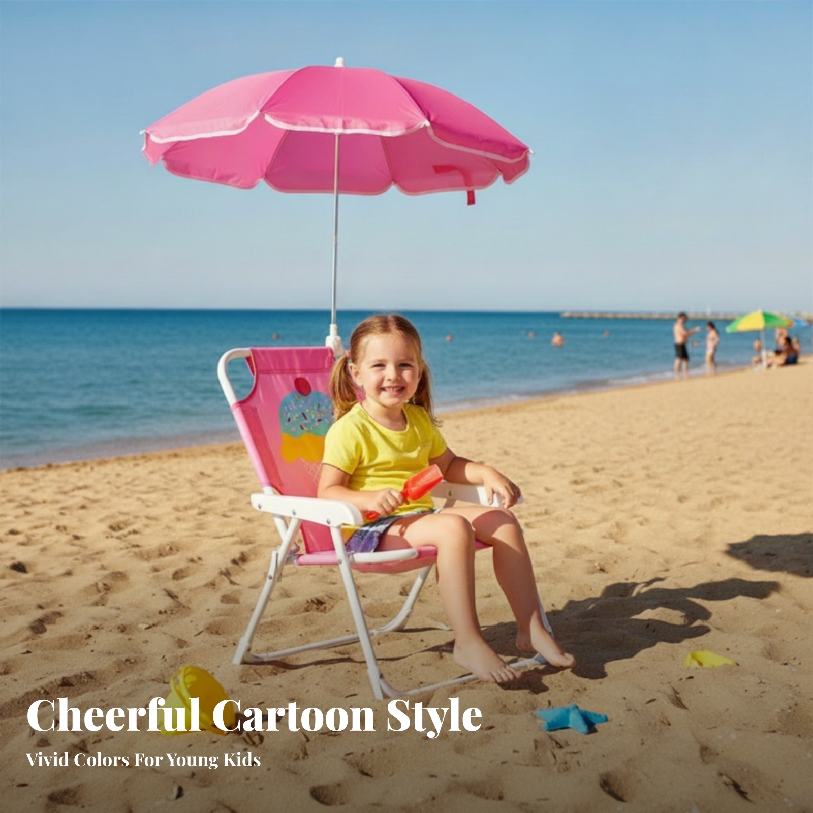 Kids Beach Chair with Umbrella - Kids Outdoor Umbrella recensione e prezzo