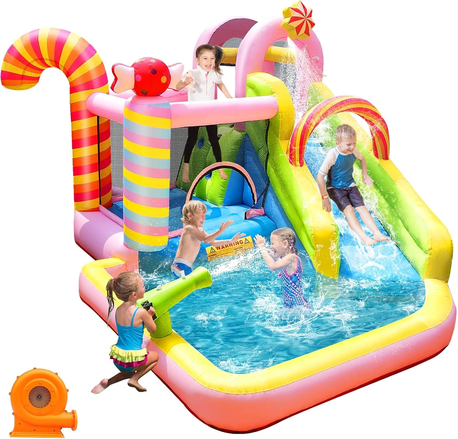 Kids Inflatable Water Slide Bo - Kids Outdoor Pool recensione e prezzo