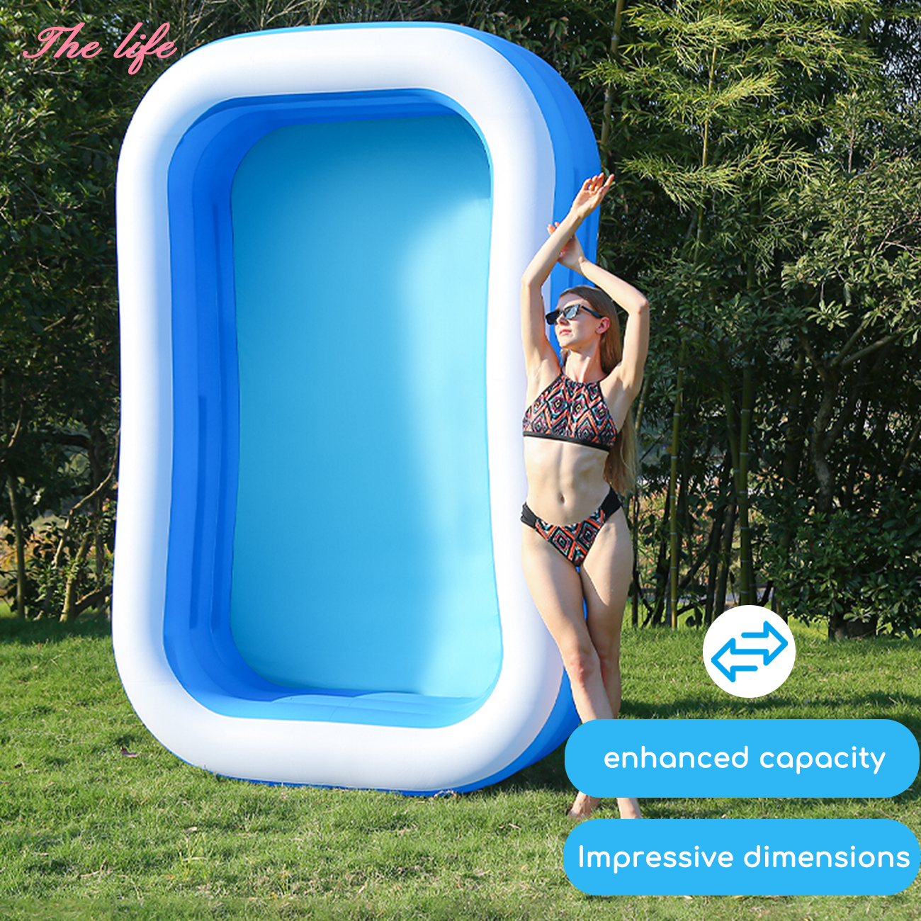 Inflatable Pool for Kids and A - Kids Outdoor Garden recensione e prezzo