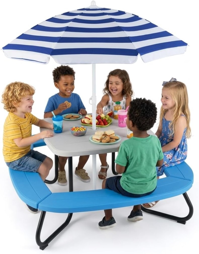 Costzon Kids Picnic Table, Kid - Kids Outdoor Chair And Table recensione e prezzo