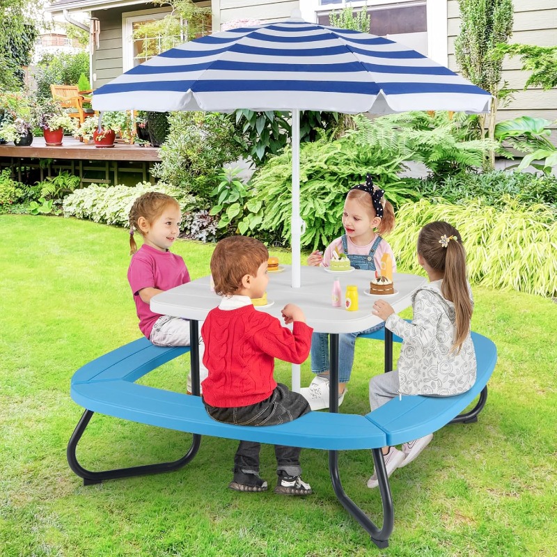 Costzon Kids Picnic Table, Kid - Kids Outdoor Chair And Table recensione e prezzo