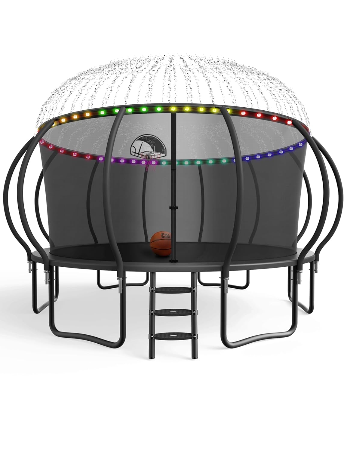 Large Outdoor Trampoline with  - Kids Outdoor Garden recensione e prezzo