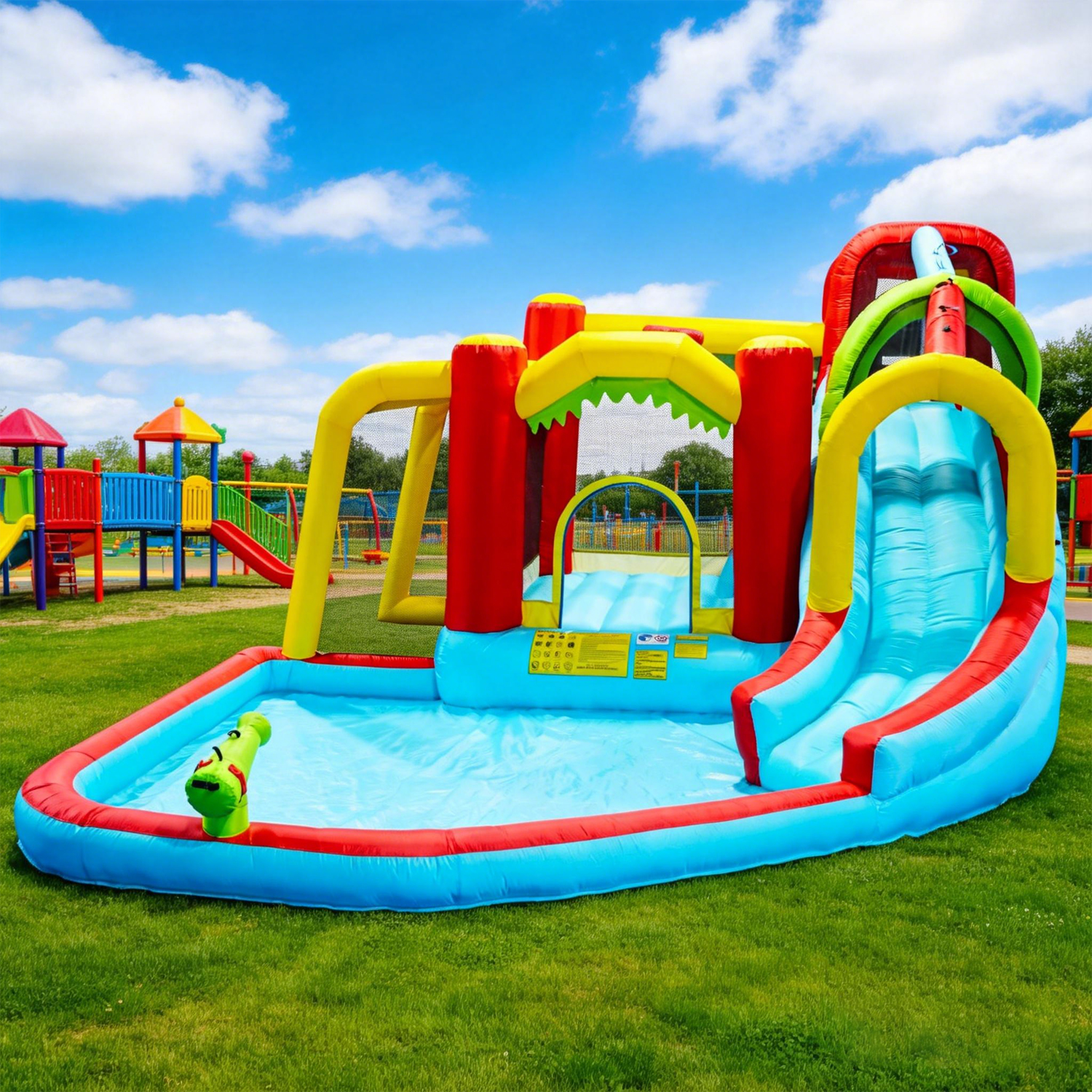 7in1 Inflatable Water Slide Pa - Kids Outdoor Pool recensione e prezzo