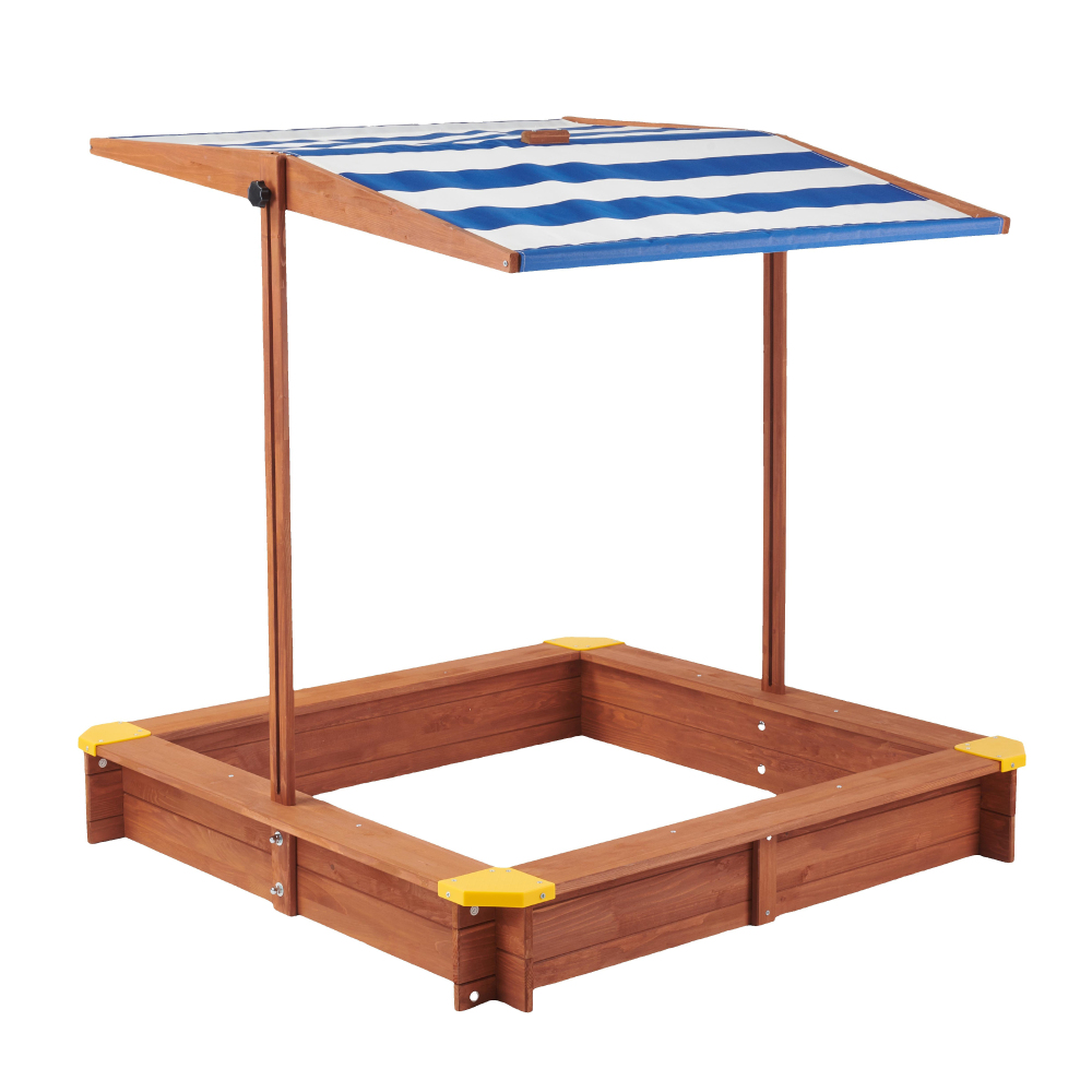 Wooden Kids Picnic Table, Sand - Kids Outdoor Umbrella recensione e prezzo