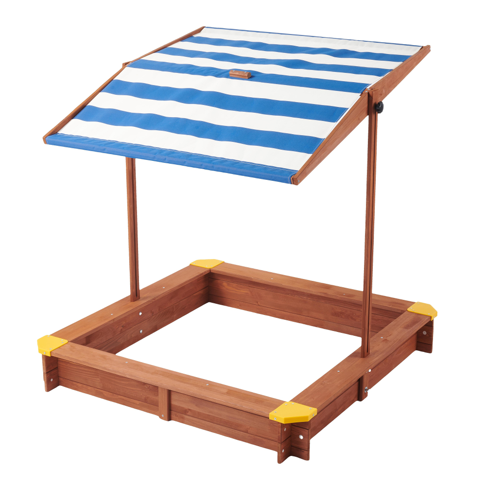 Wooden Kids Picnic Table, Sand - Kids Outdoor Umbrella recensione e prezzo