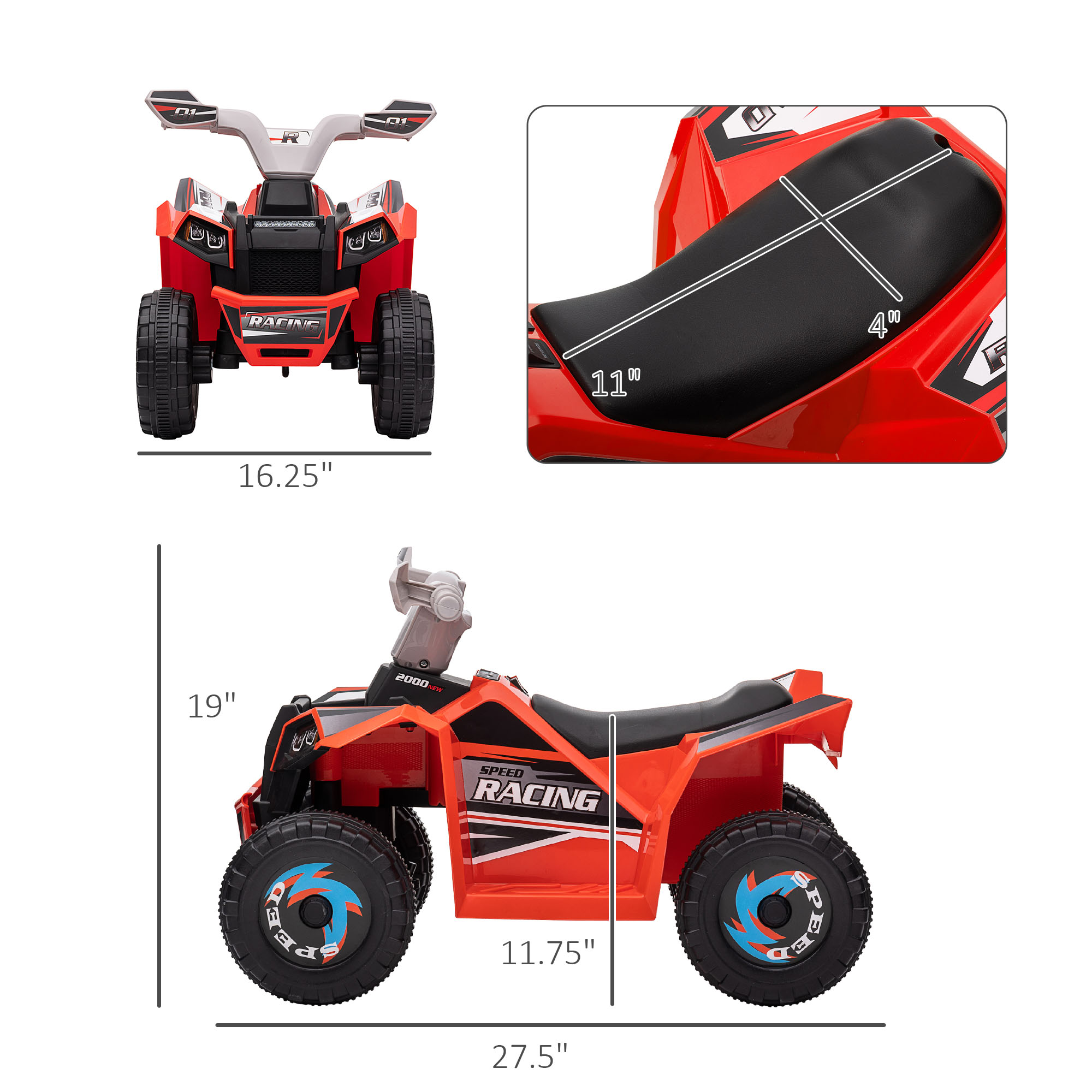 Car 6V with Kids Durable Desig - Kids Outdoor Electric Car recensione e prezzo