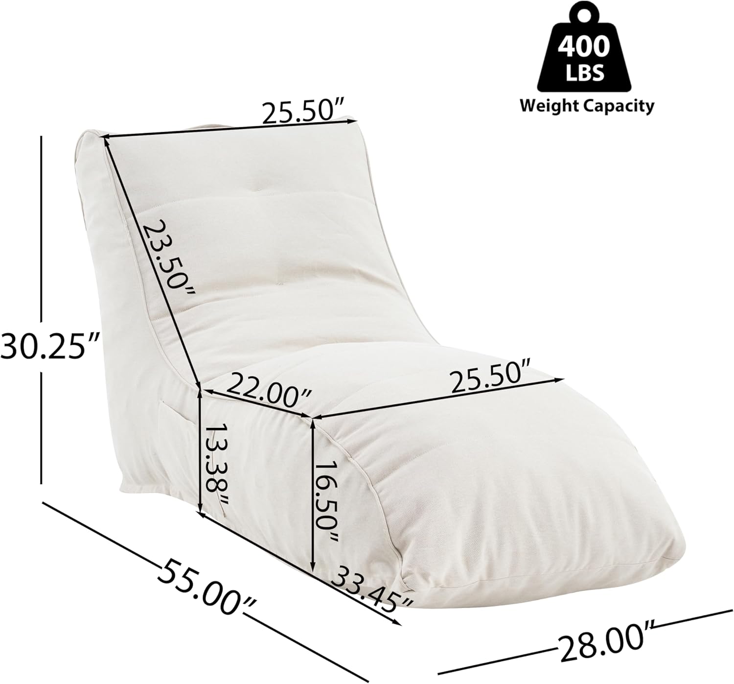 Ethel Outdoor Bean Bag Chair,  - Kids Outdoor Loungers recensione e prezzo