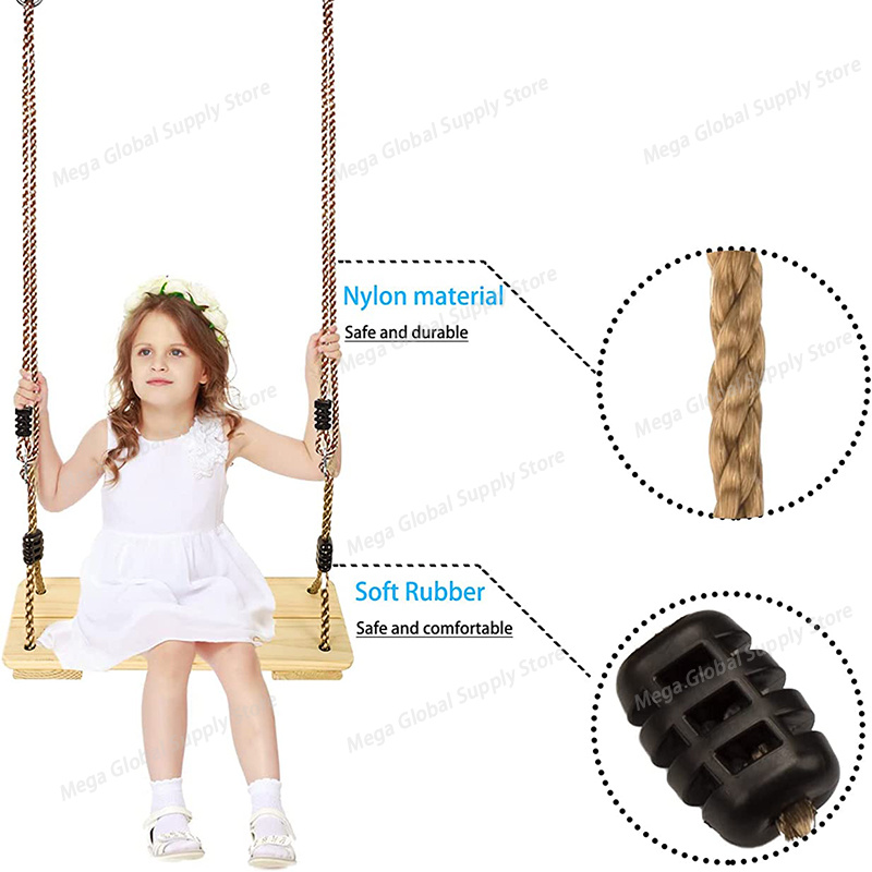 Wood Swing for Kid Outdoor Han - Kids Outdoor Swing recensione e prezzo
