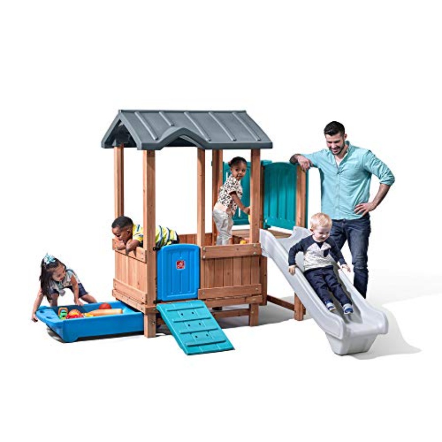 Woodland Adventure Playhouse & - Kids Outdoor Swing recensione e prezzo