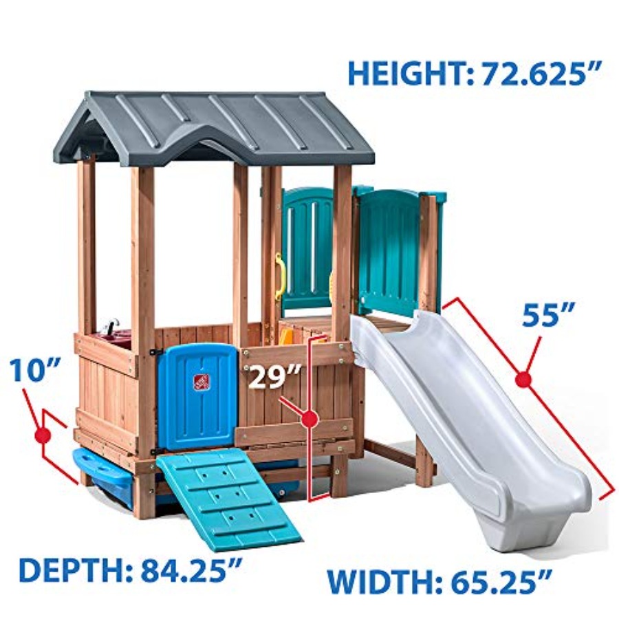 Woodland Adventure Playhouse & - Kids Outdoor Swing recensione e prezzo