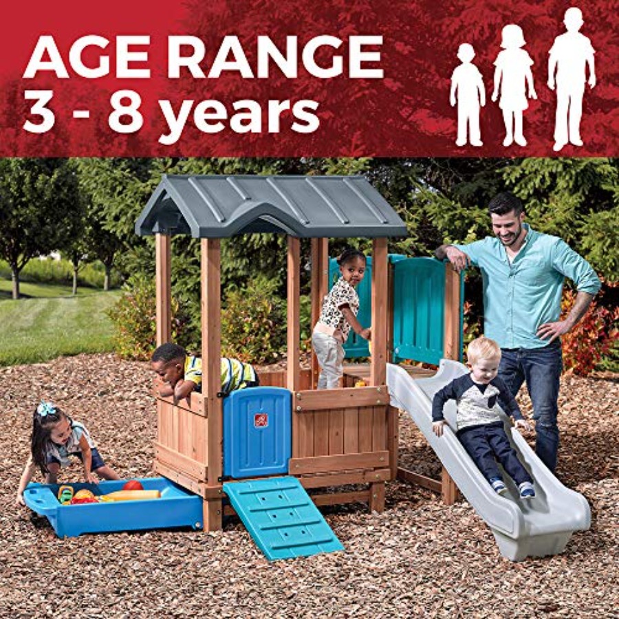 Woodland Adventure Playhouse & - Kids Outdoor Swing recensione e prezzo