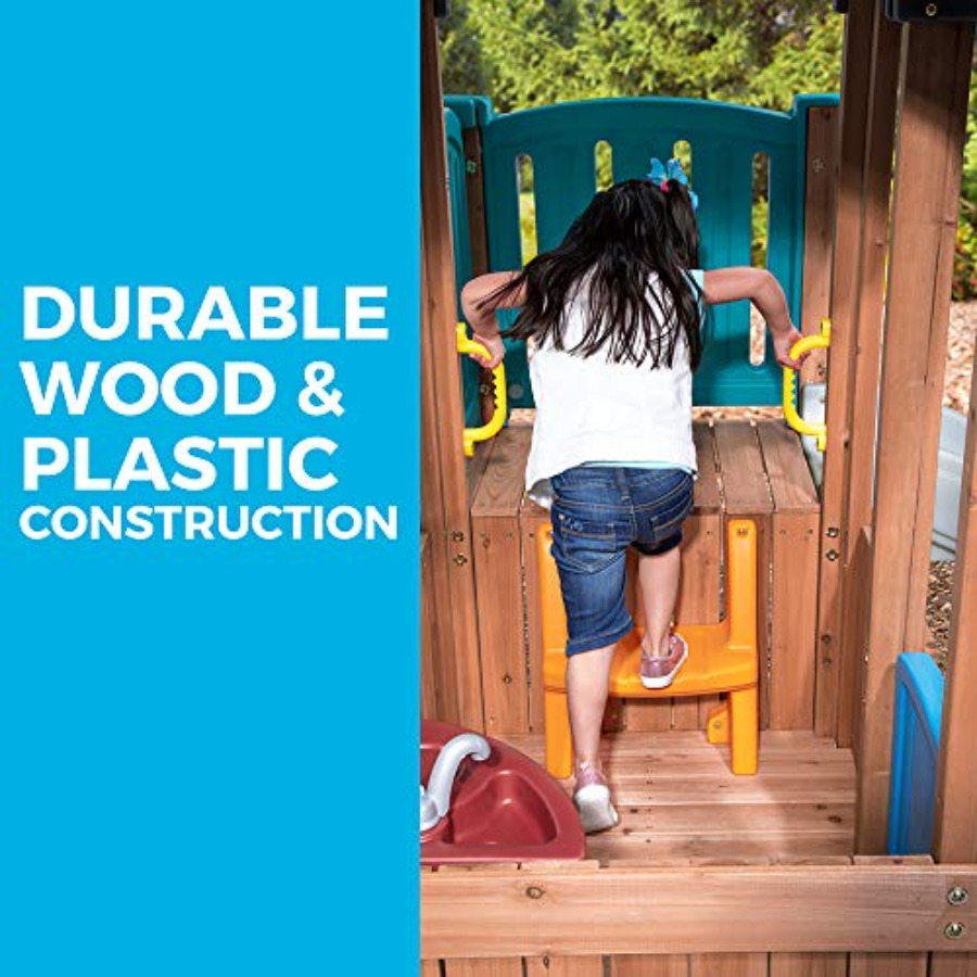 Woodland Adventure Playhouse & - Kids Outdoor Swing recensione e prezzo
